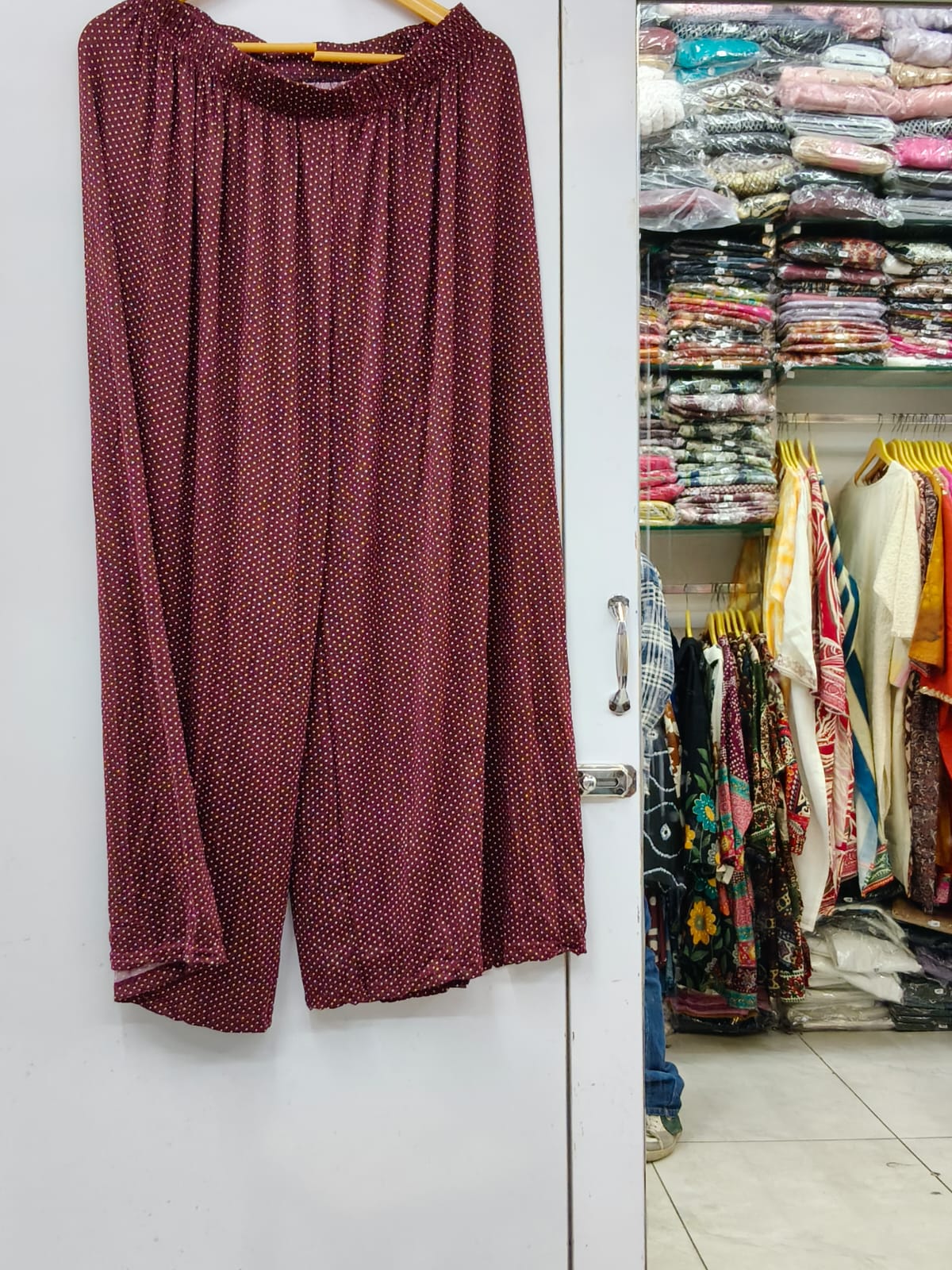 POLKADOT PLAZO PANT
