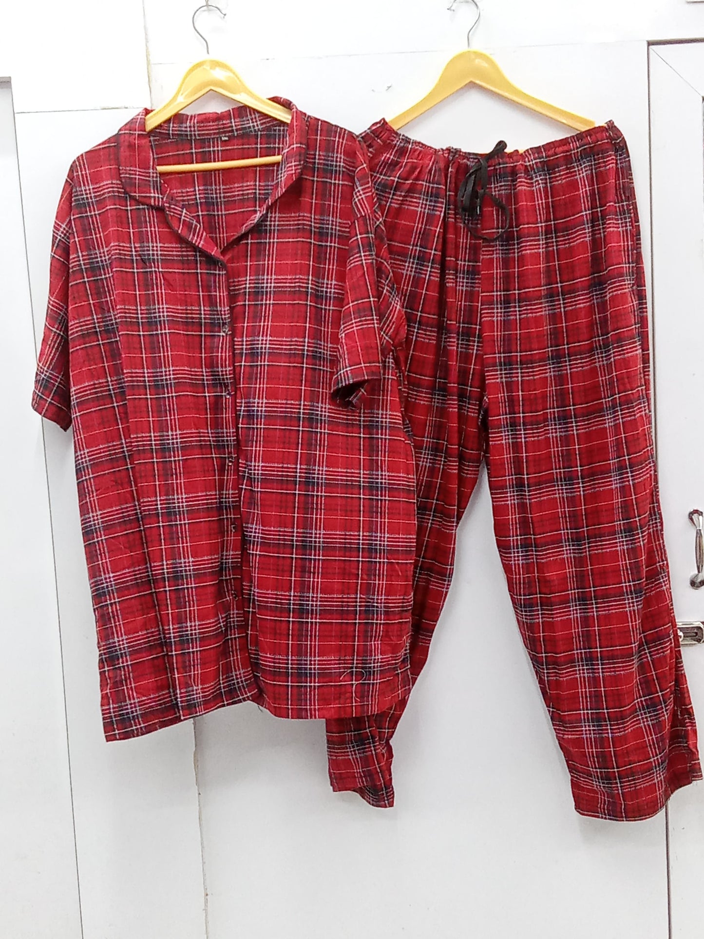 Slumber luxe tailored notched collar nightsuit