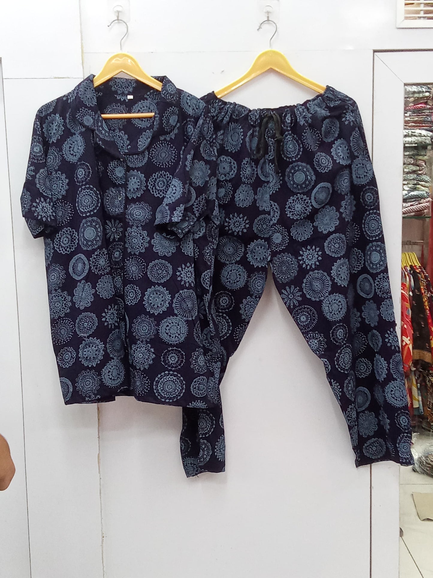 Slumber luxe tailored notched collar nightsuit