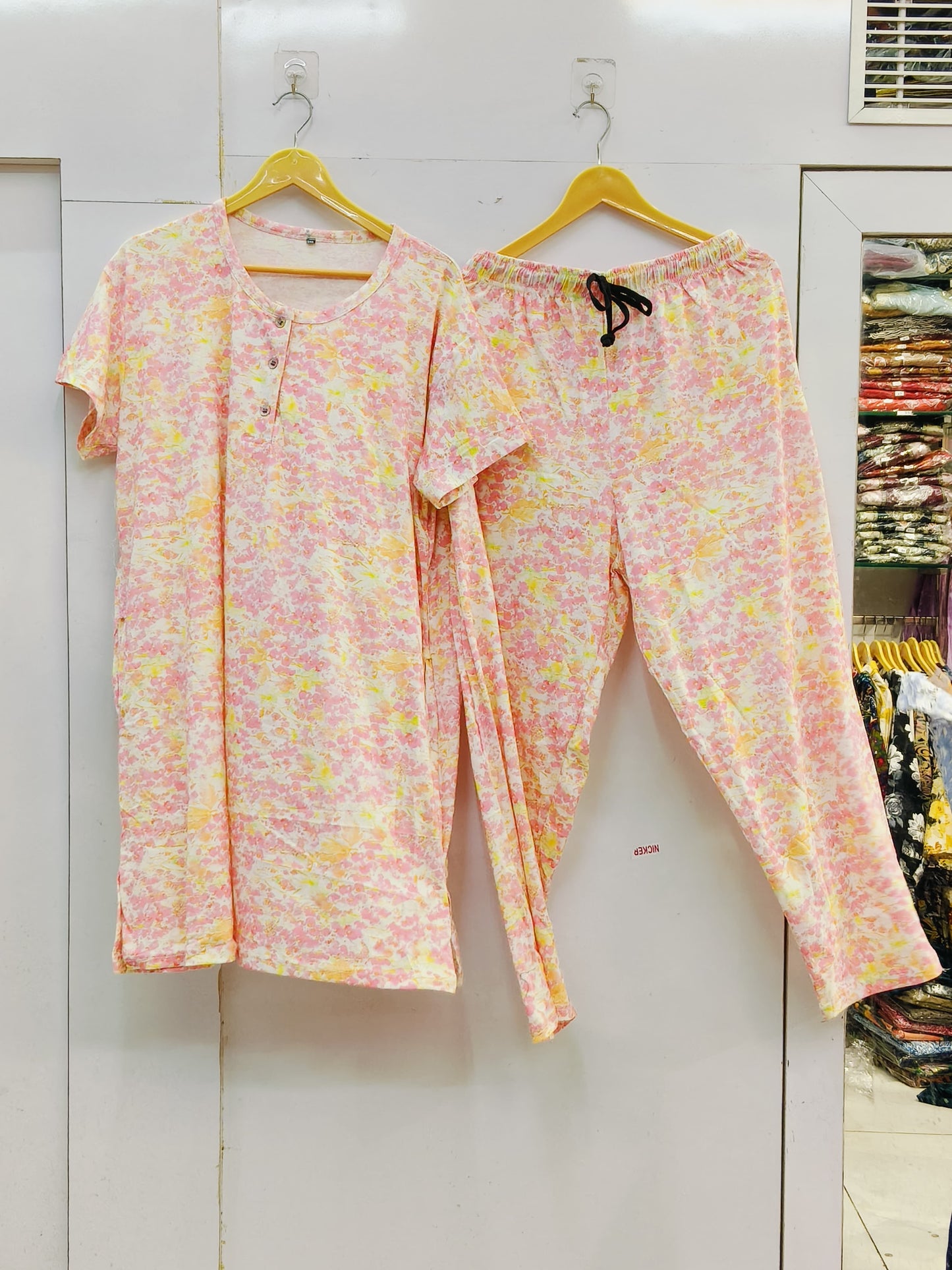 Heritage comfrot matching kurti set