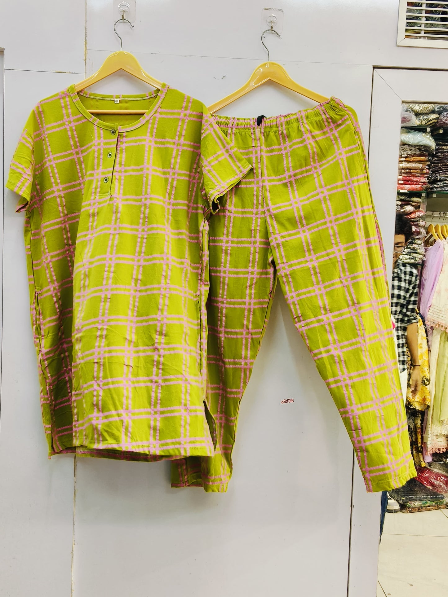 Heritage comfrot matching kurti set