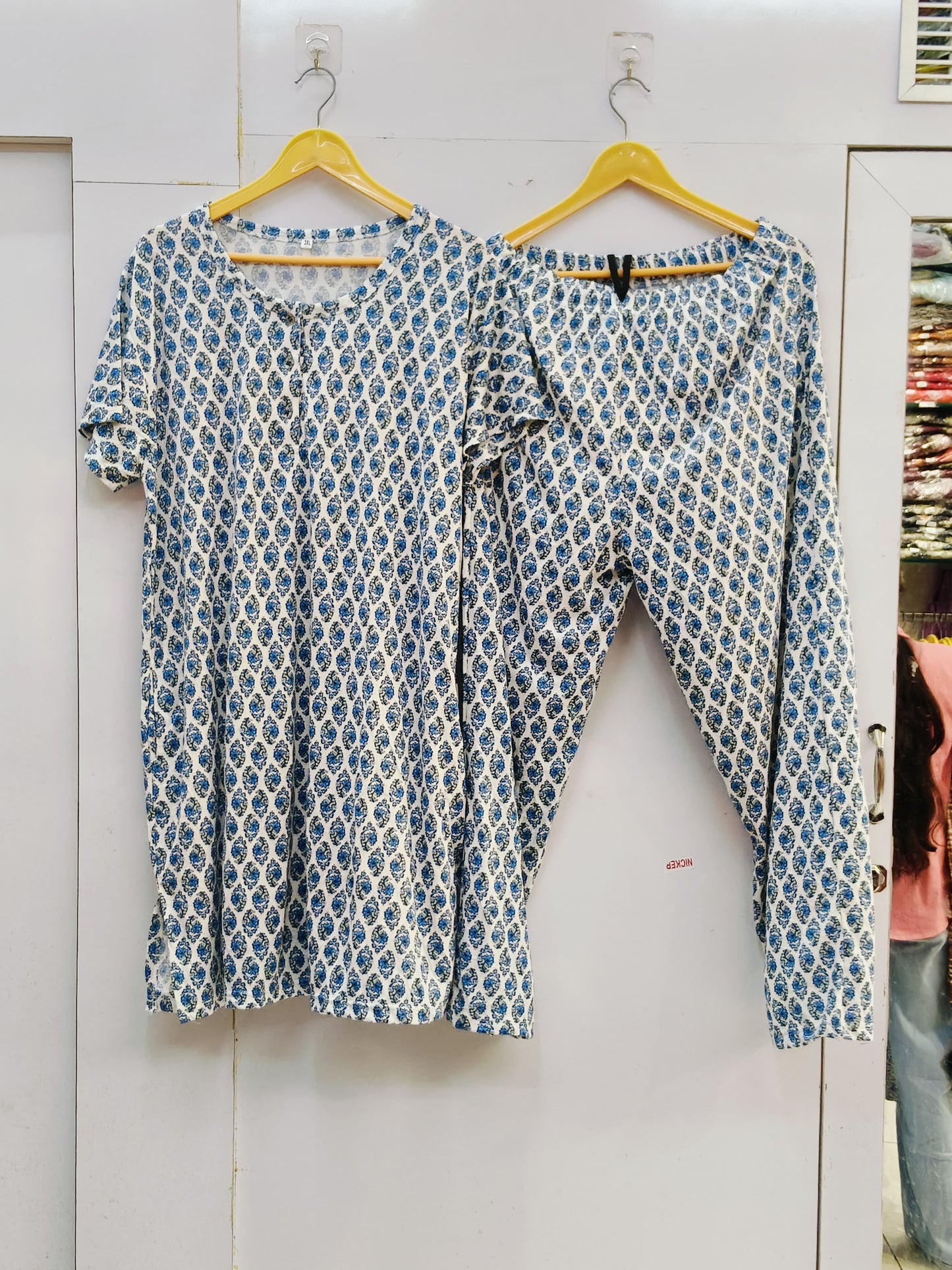 Heritage comfrot matching kurti set