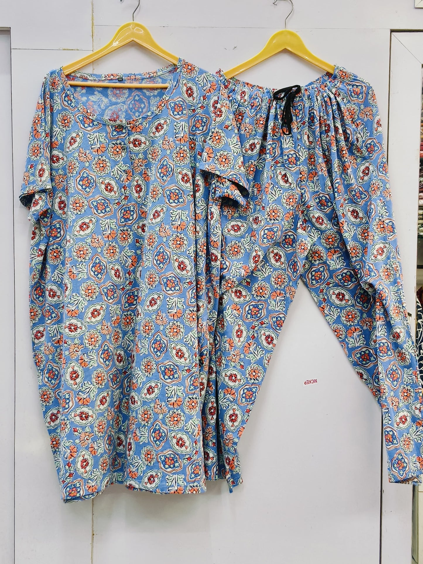 Heritage comfrot matching kurti set