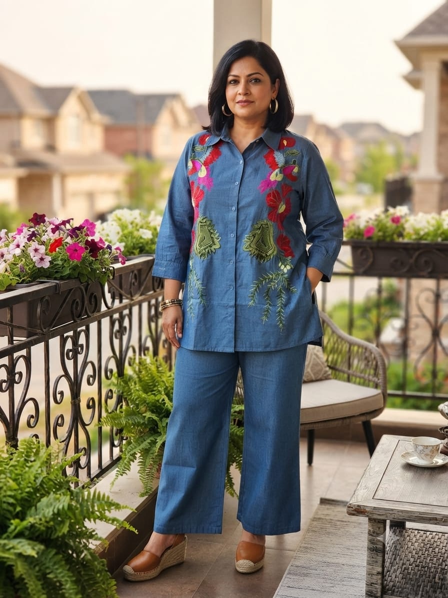 DENIM CORDSET