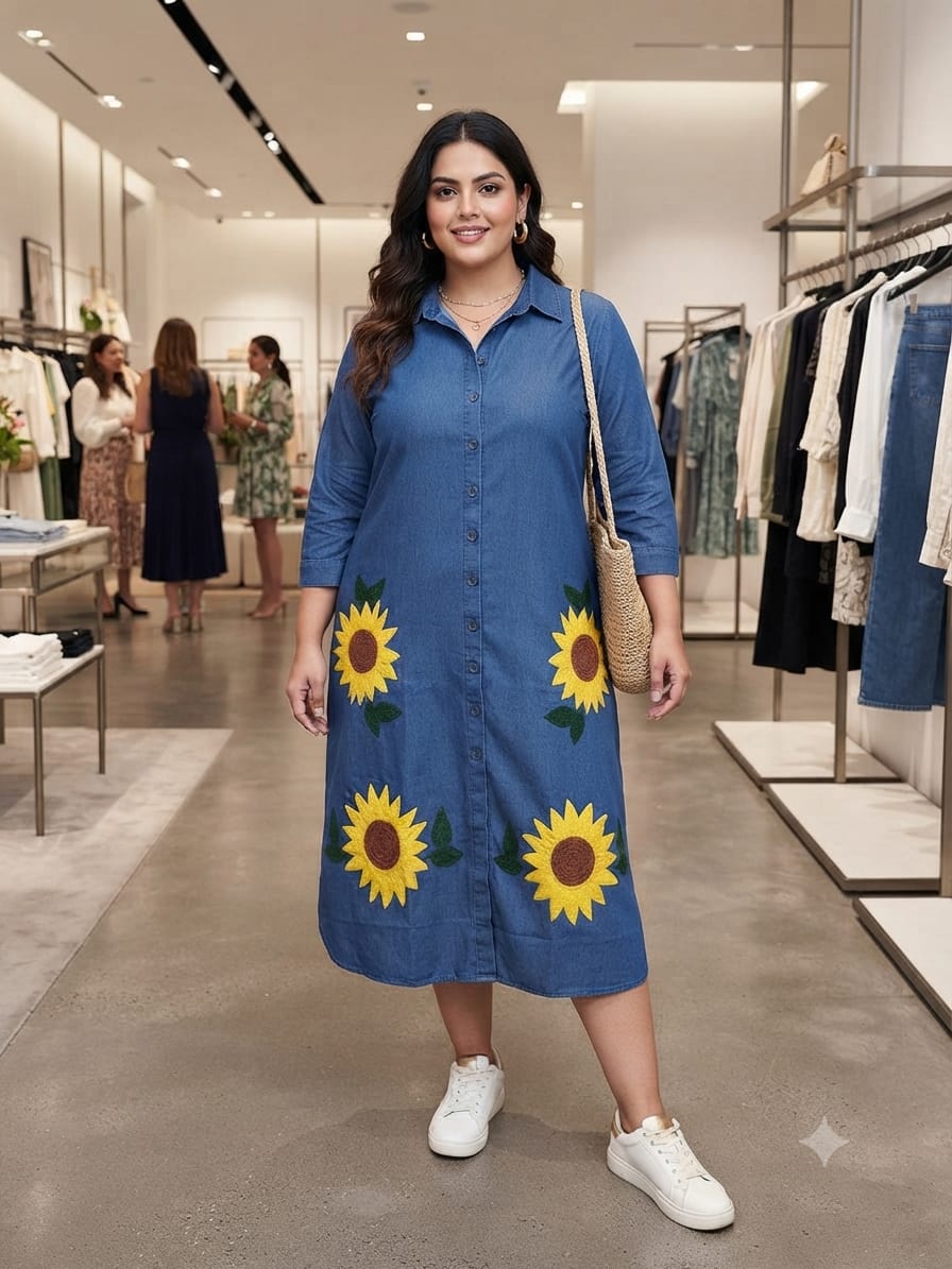 DENIM DRESS