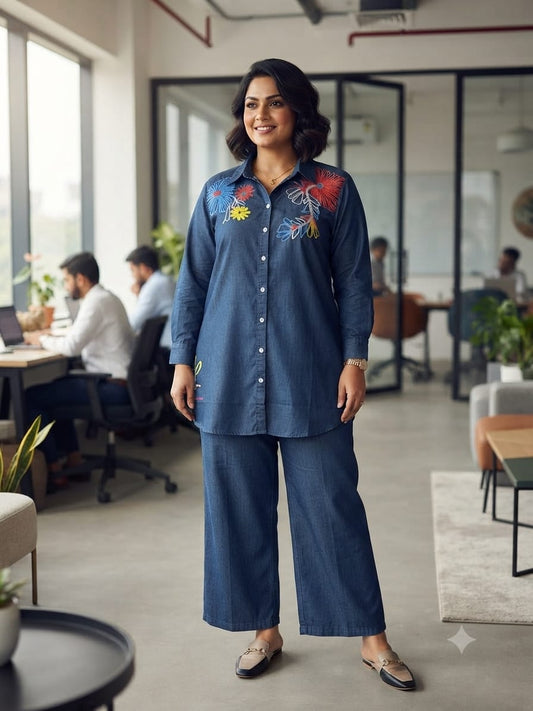 DENIM CORDSET