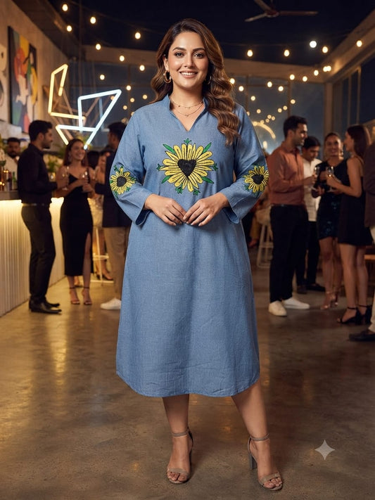 DENIM DRESS