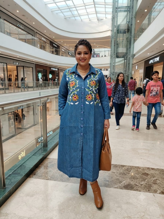DENIM DRESS