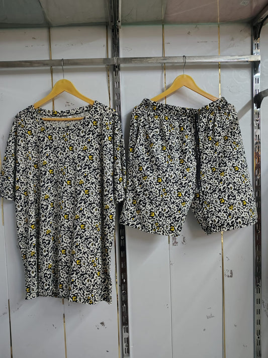 Short story cozy lounge Set or breeze summer shorts set