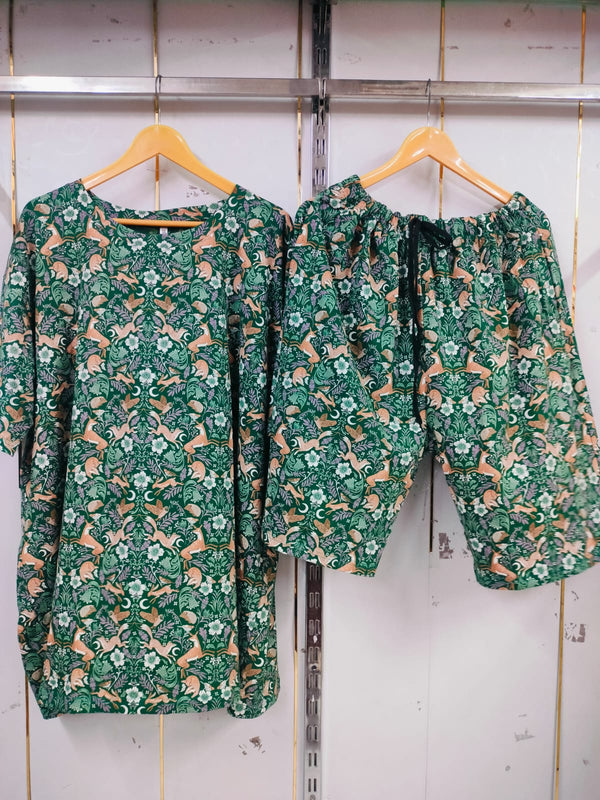 Short story cozy lounge Set or breeze summer shorts set