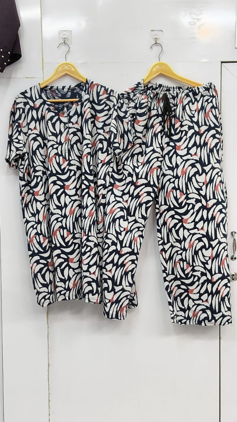 Heritage comfrot matching kurti set