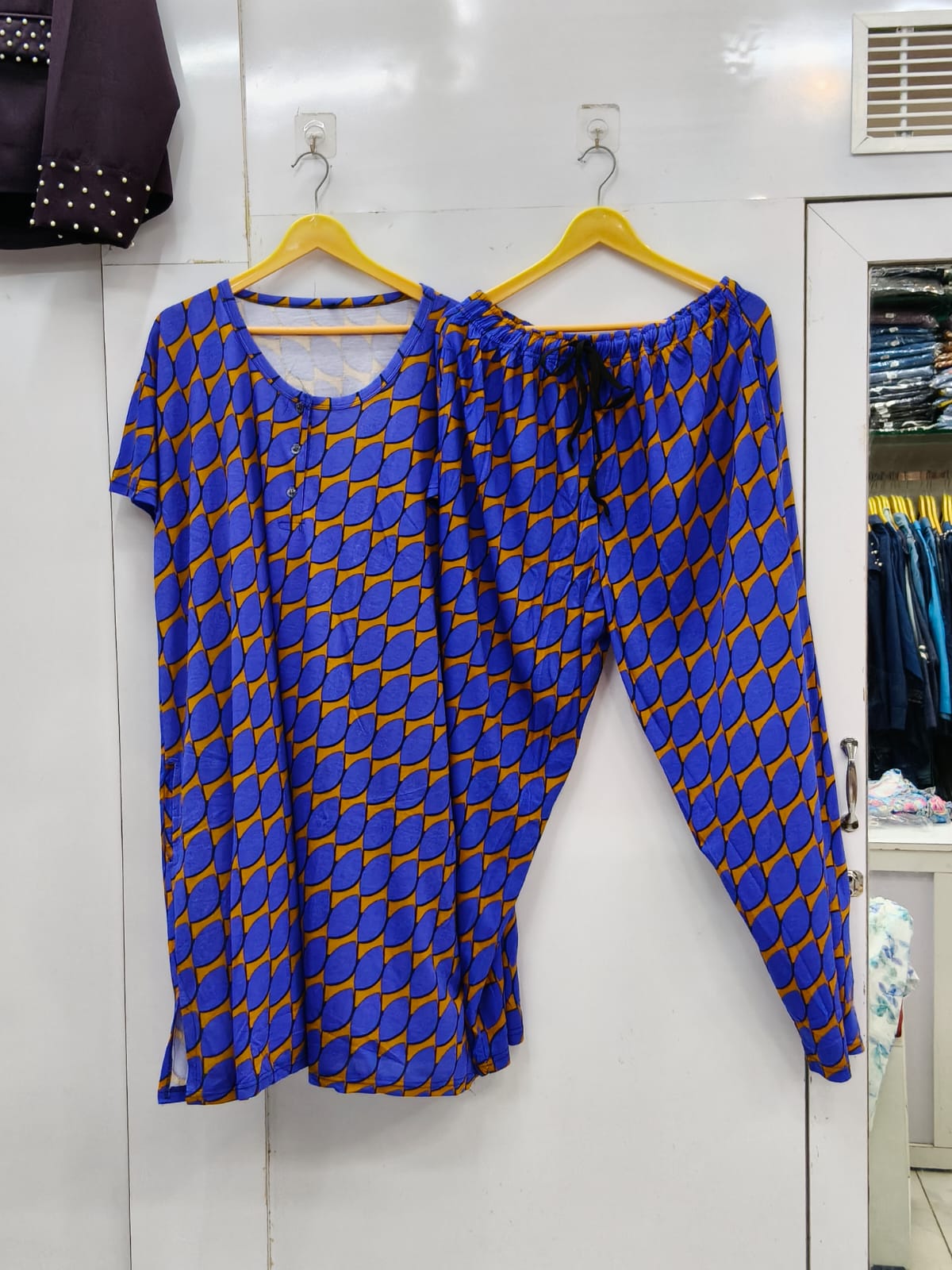 Heritage comfrot matching kurti set