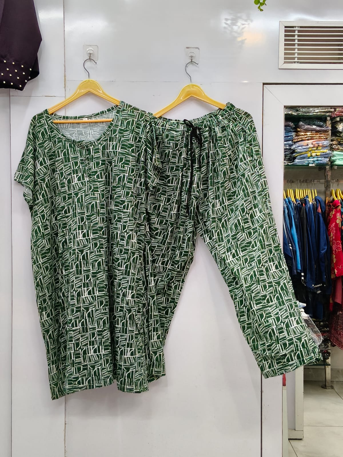 Heritage comfrot matching kurti set