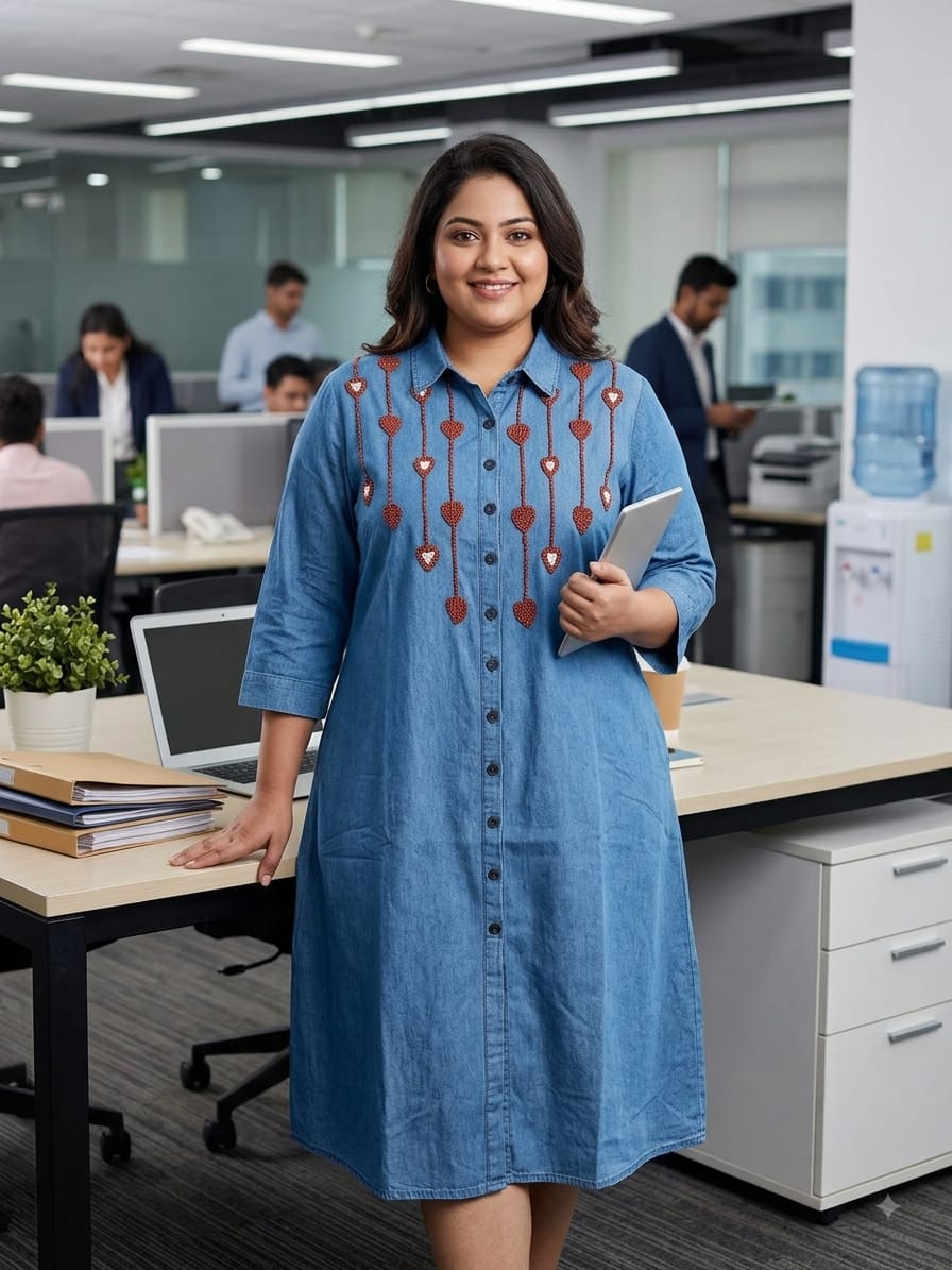 DENIM DRESS