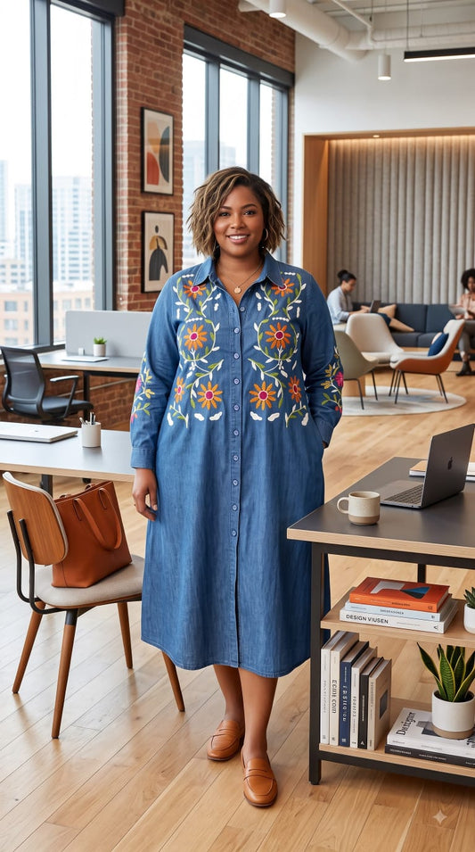 DENIM DRESS