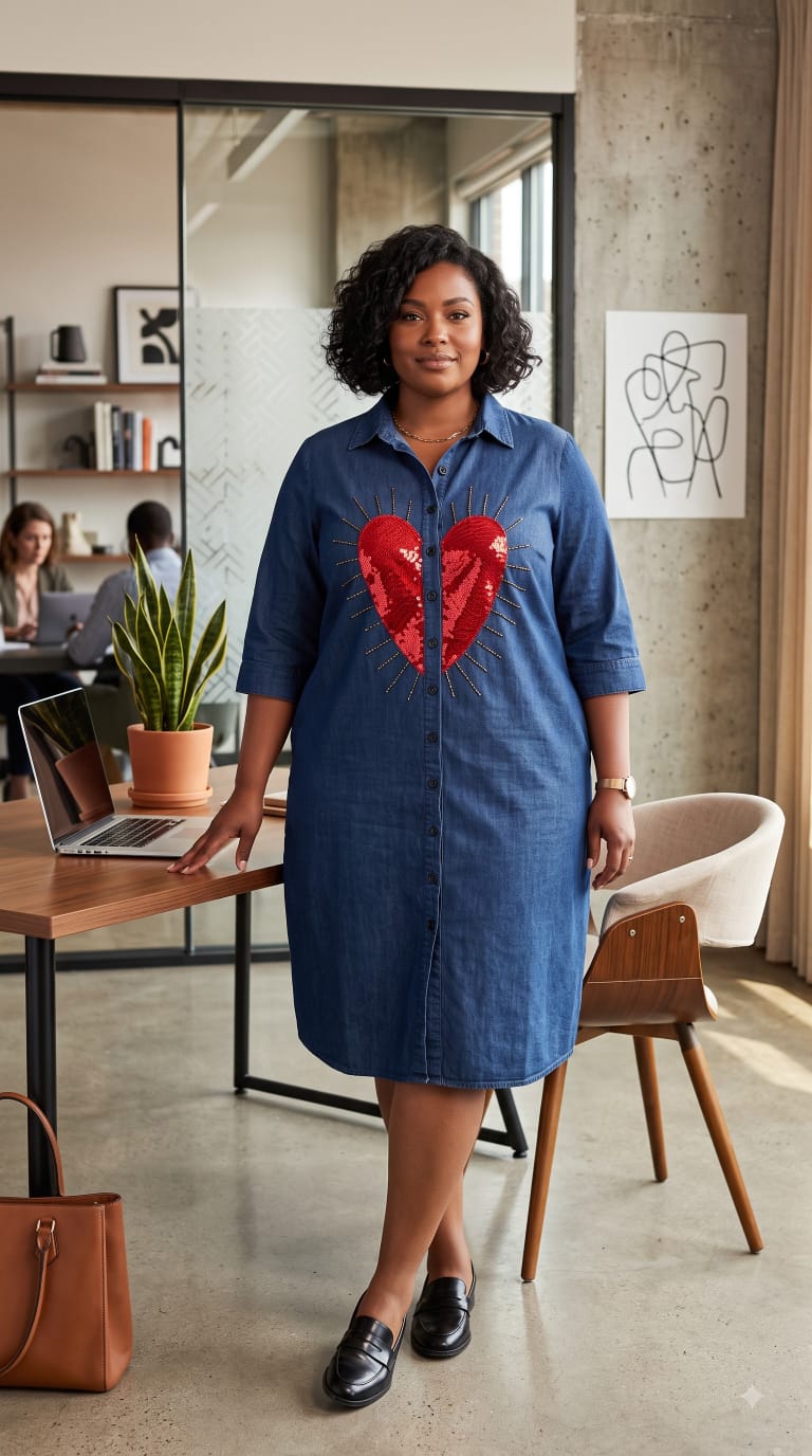 DENIM DRESS