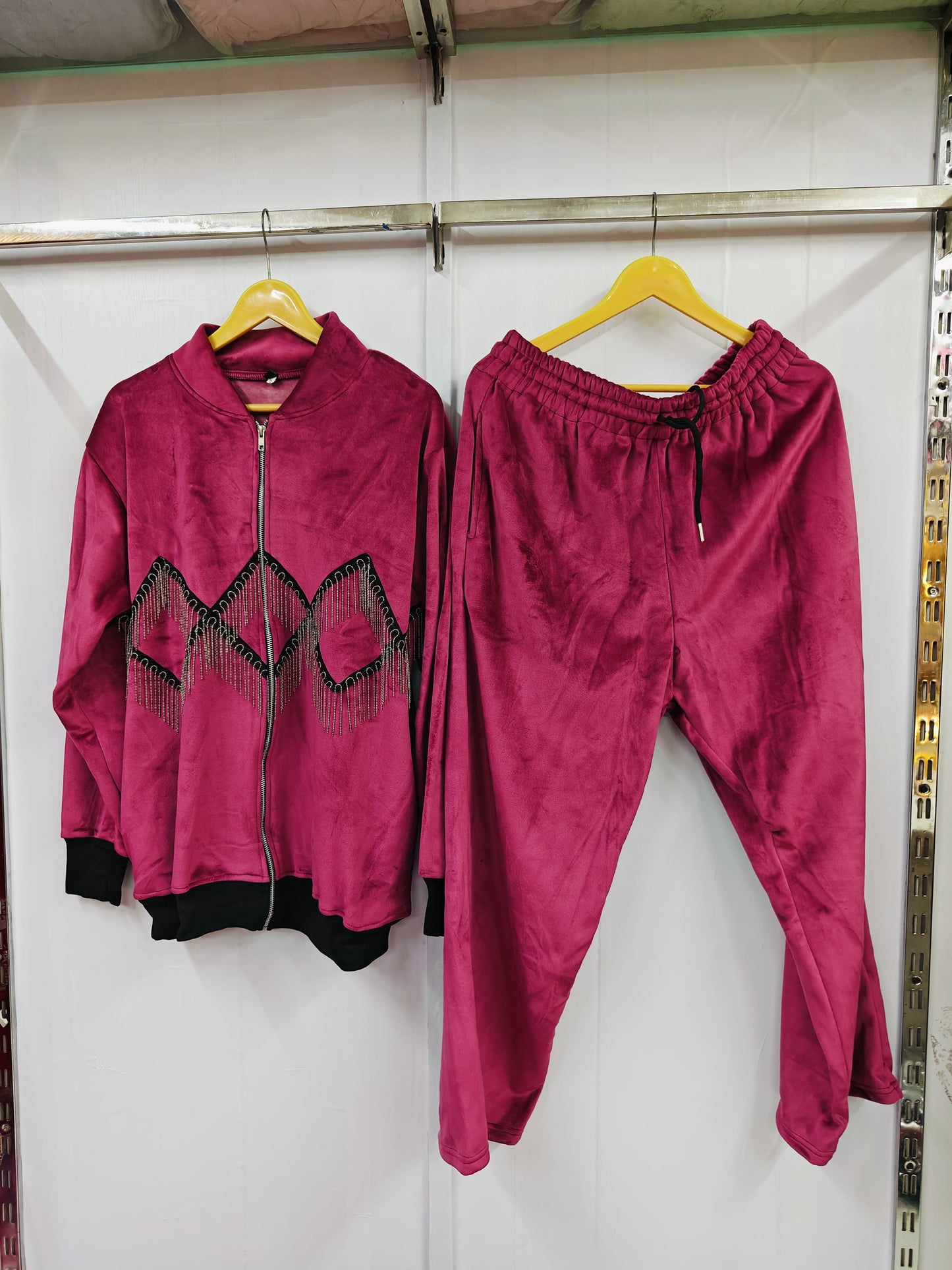 VELVET TRACK SUIT