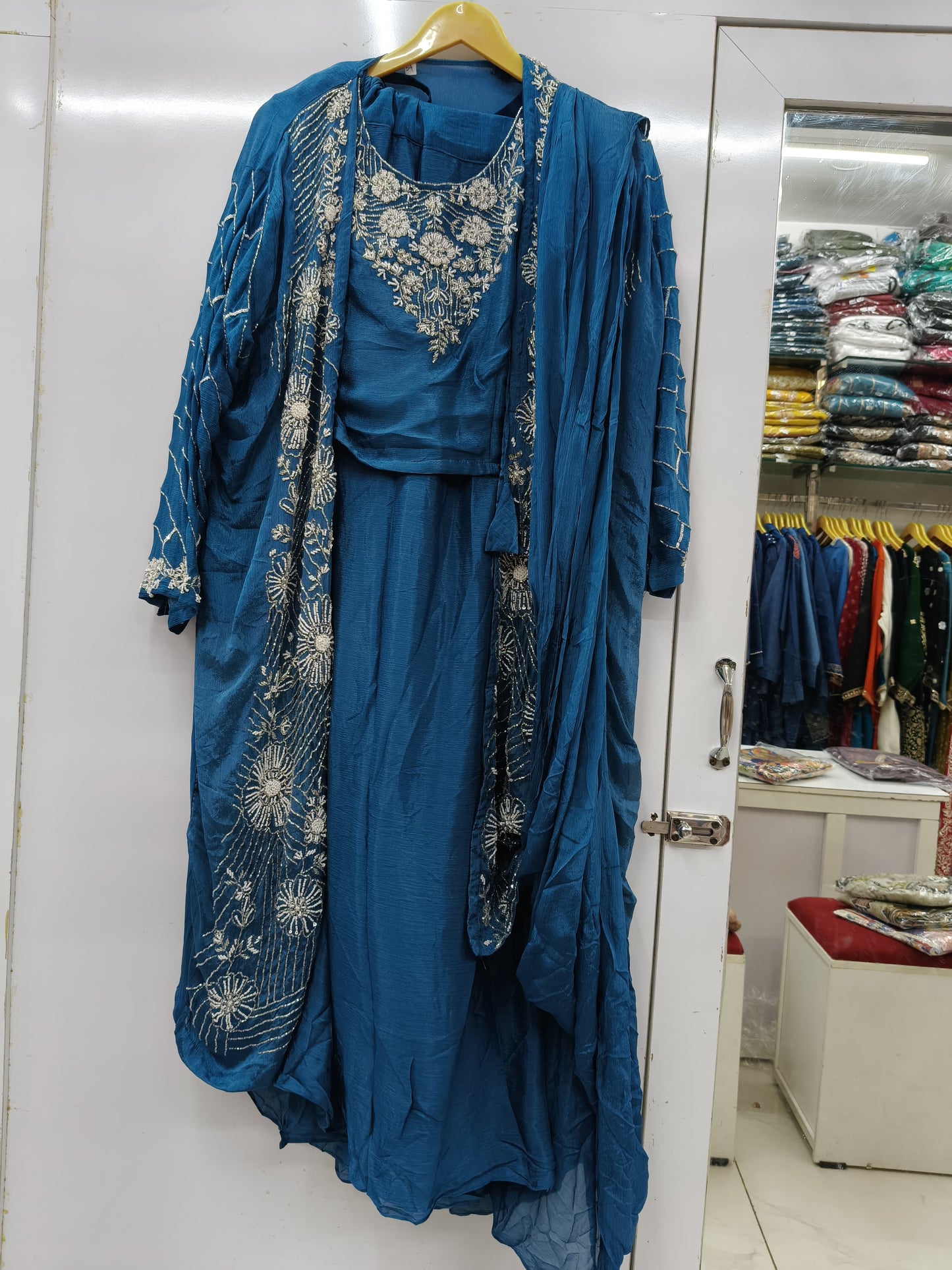 INDO WESTERN SHRUG DRESS