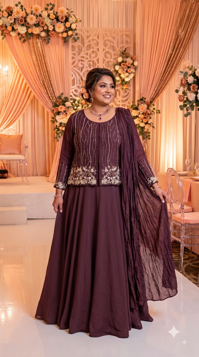 INDO WESTERN GOWN