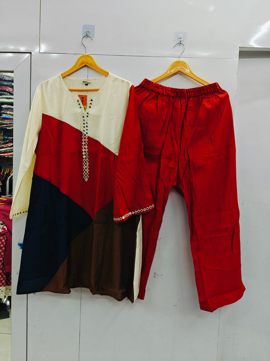 Kurta Style Cord Set