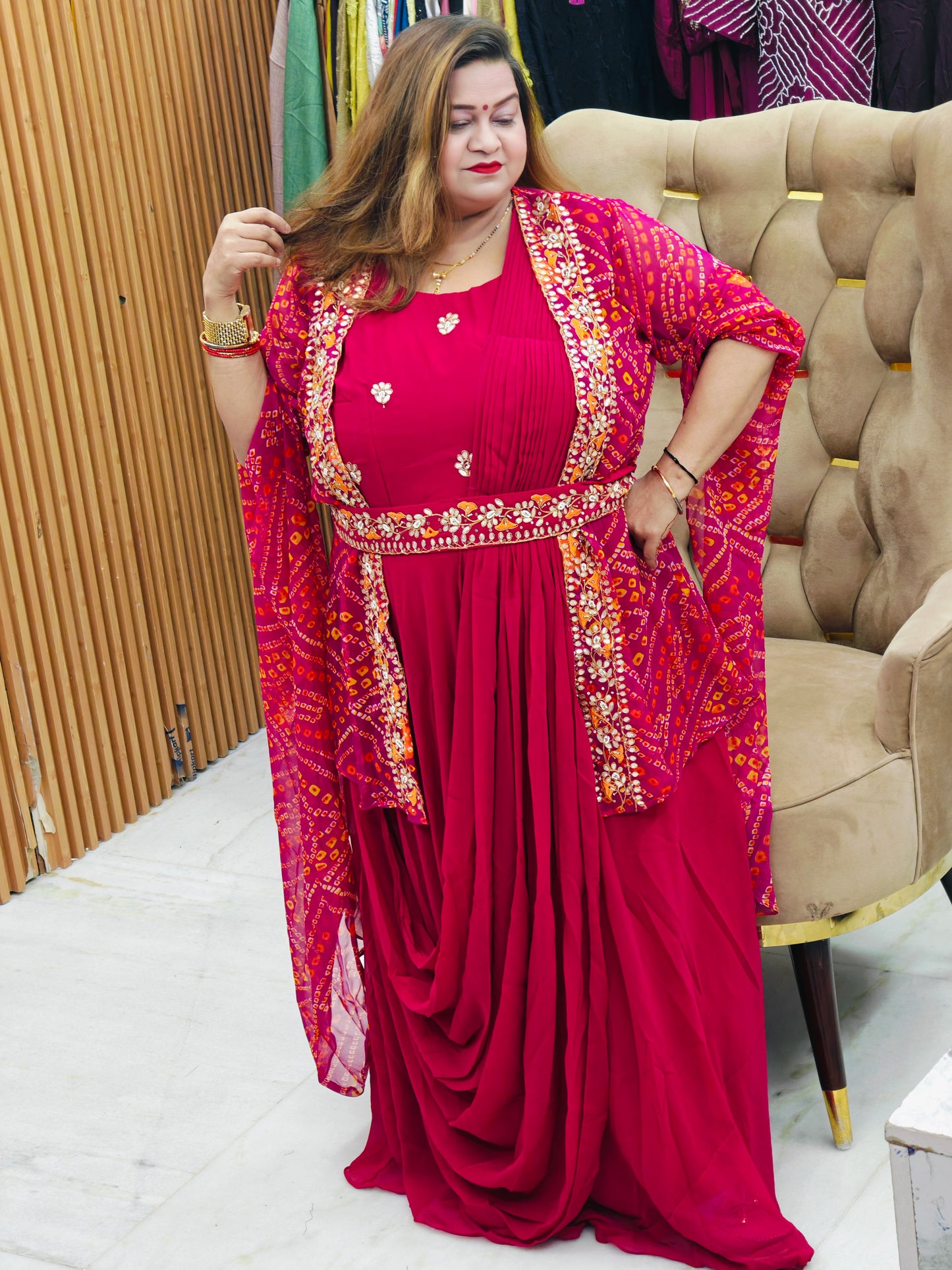 Indo western Gown@7