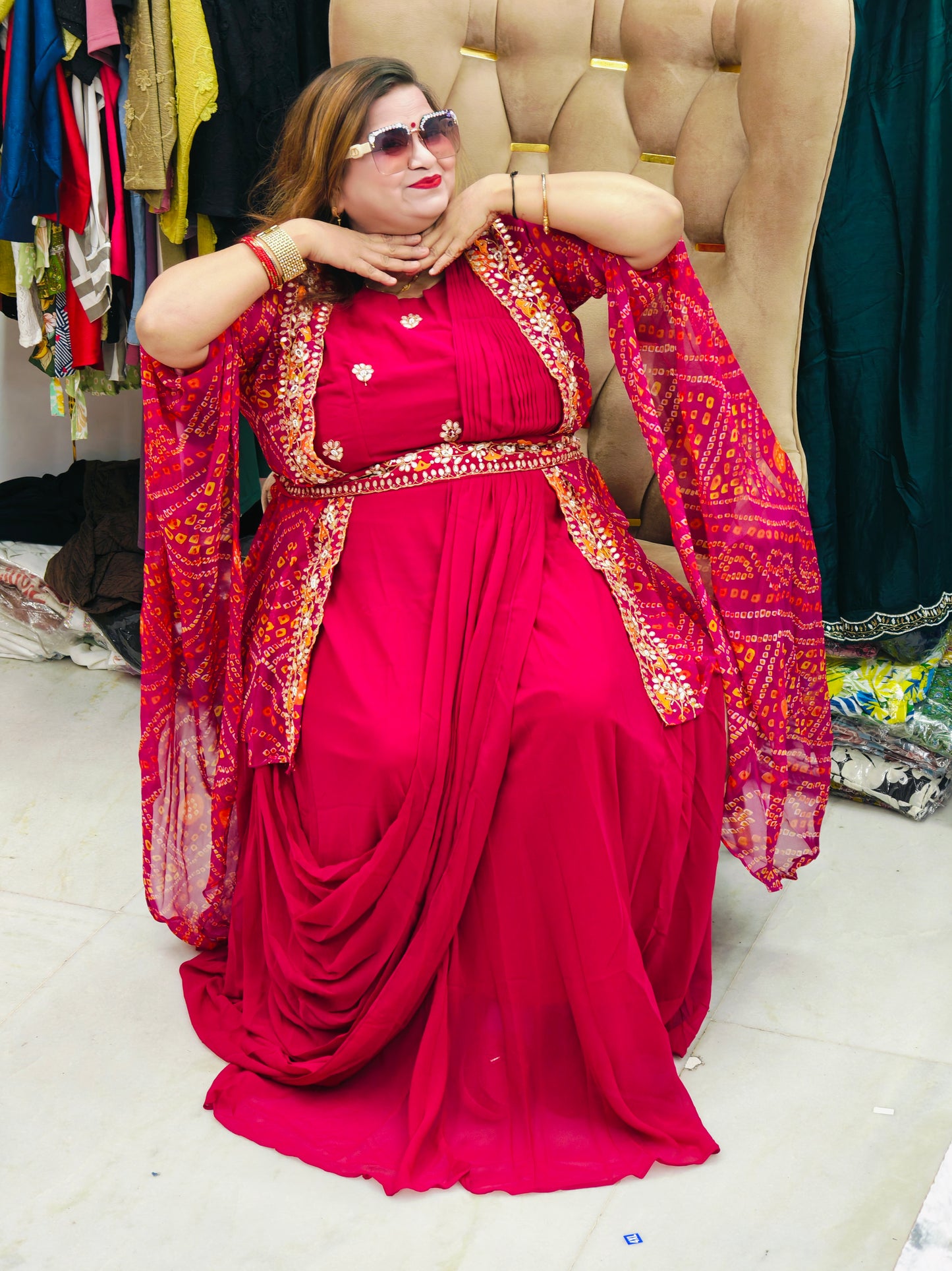 Indo western Gown@7