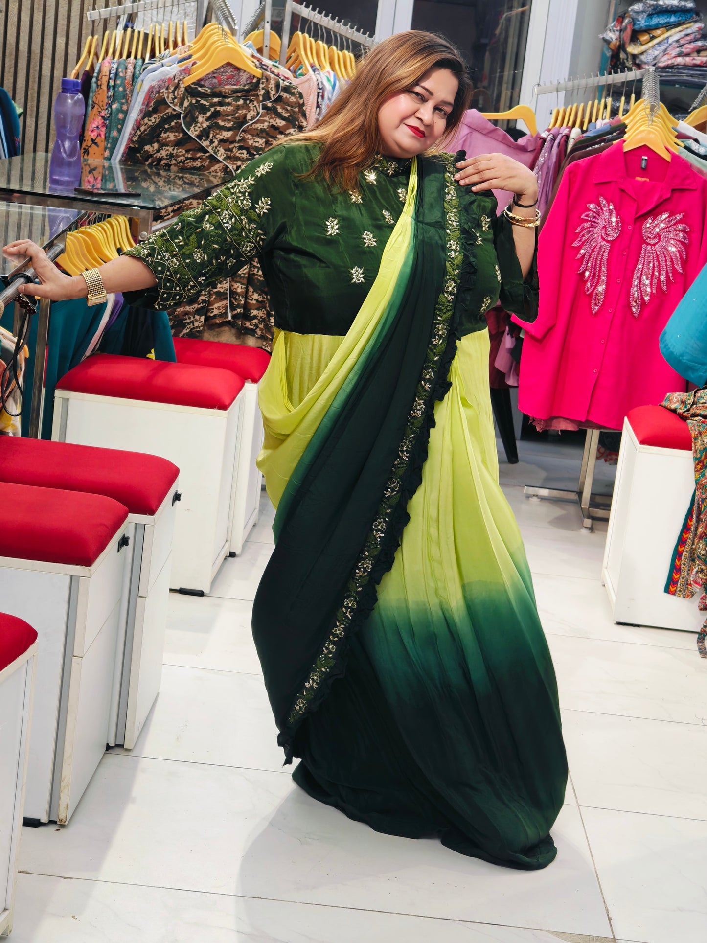 Indo Western Gown@4