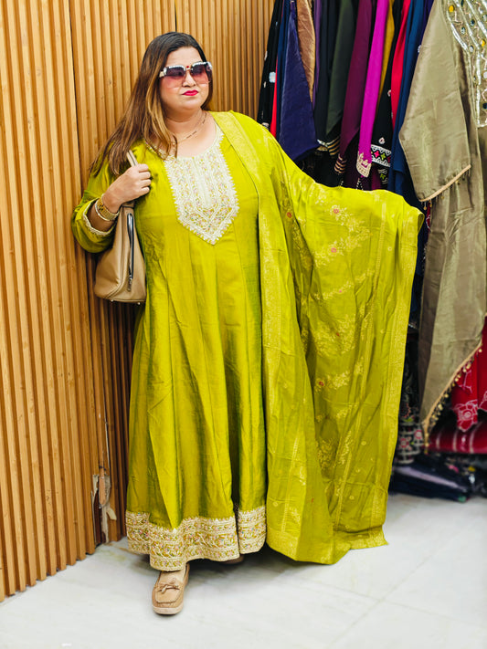 partywear Anarkali suit