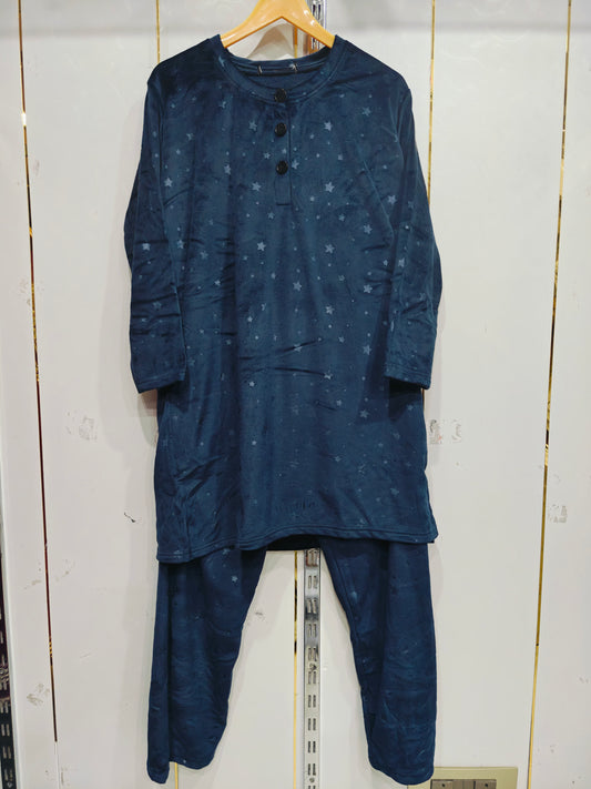 Velvet Kurti Set