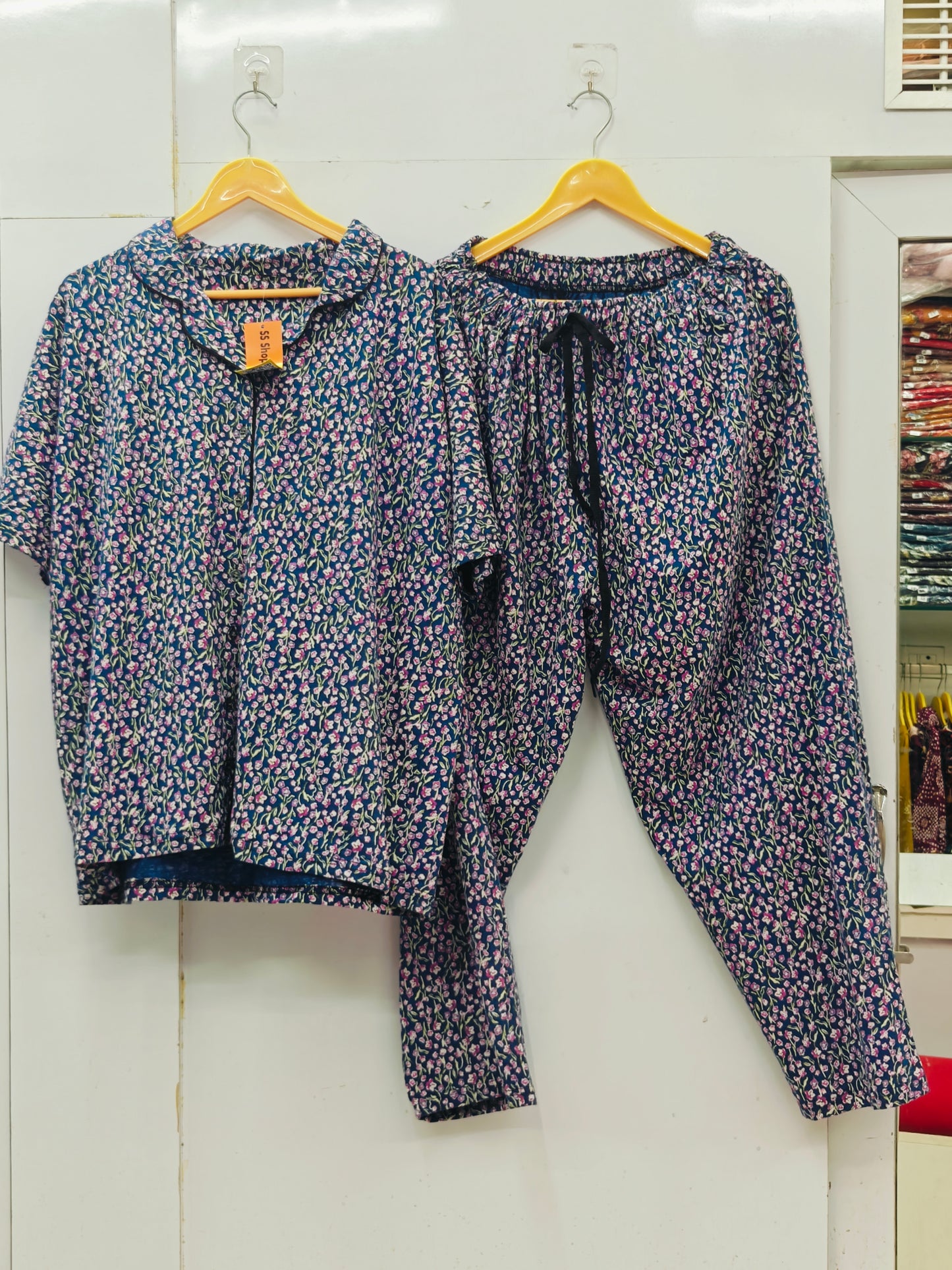 Slumber luxe tailored notched collar nightsuit