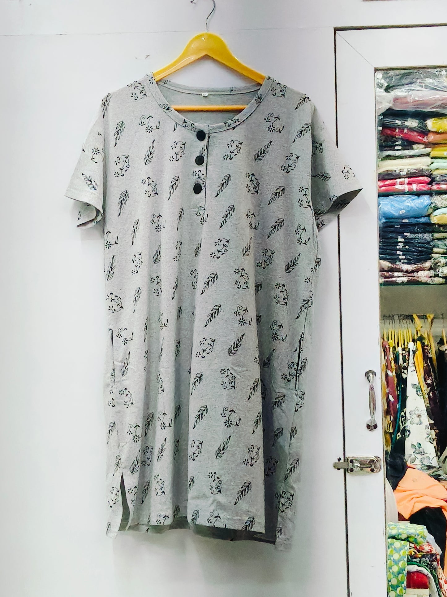Fusion blend longline fusion tee