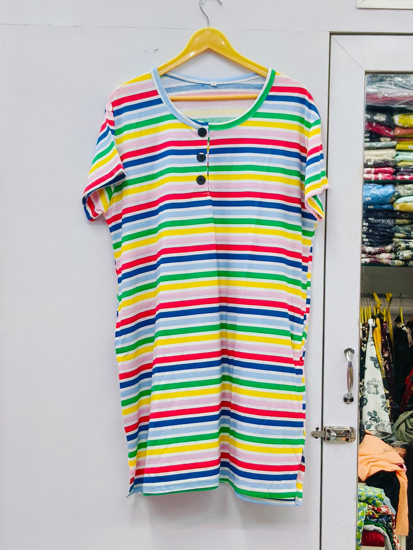 Fusion blend longline fusion tee