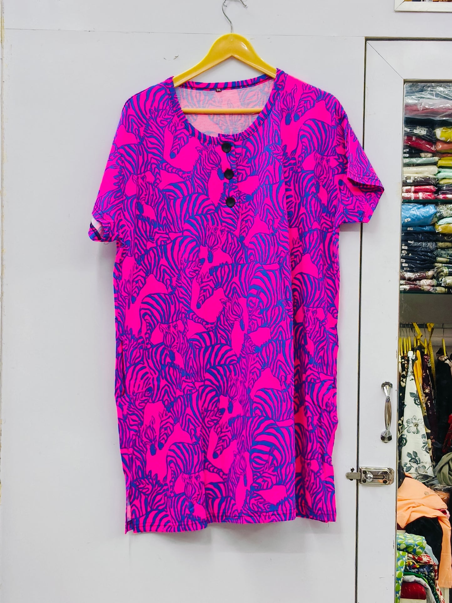 Fusion blend longline fusion tee