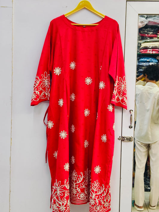 Embroidery Floral Tunic