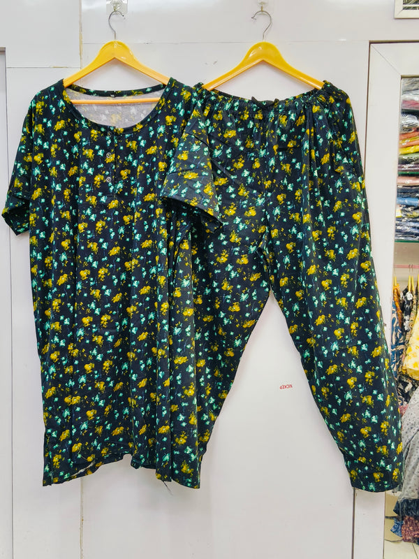 Heritage comfrot matching kurti set