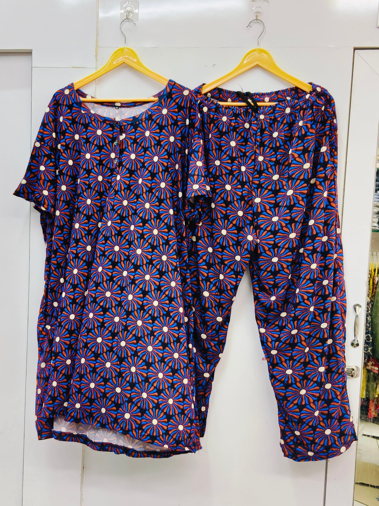 Heritage comfrot matching kurti set