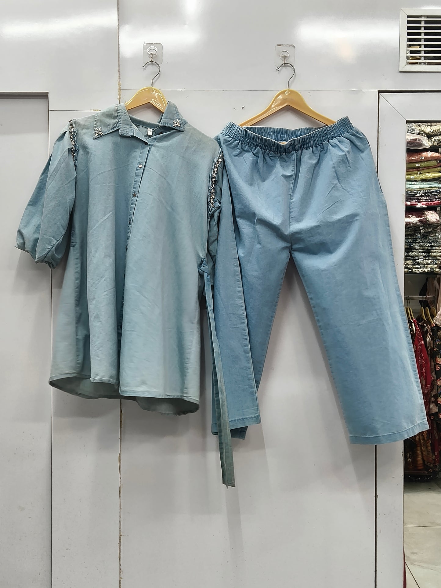 DENIM CORDSET