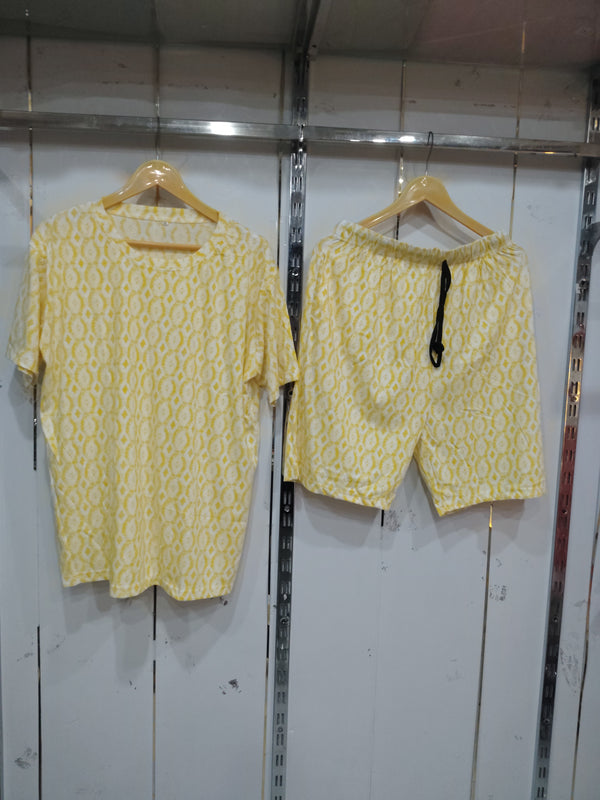 Short story cozy lounge Set or breeze summer shorts set
