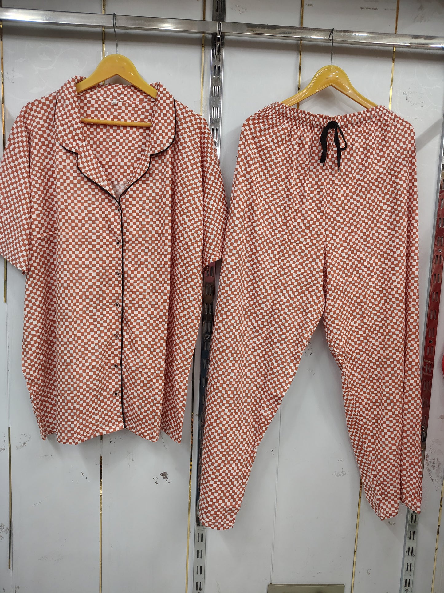 Slumber luxe tailored notched collar nightsuit
