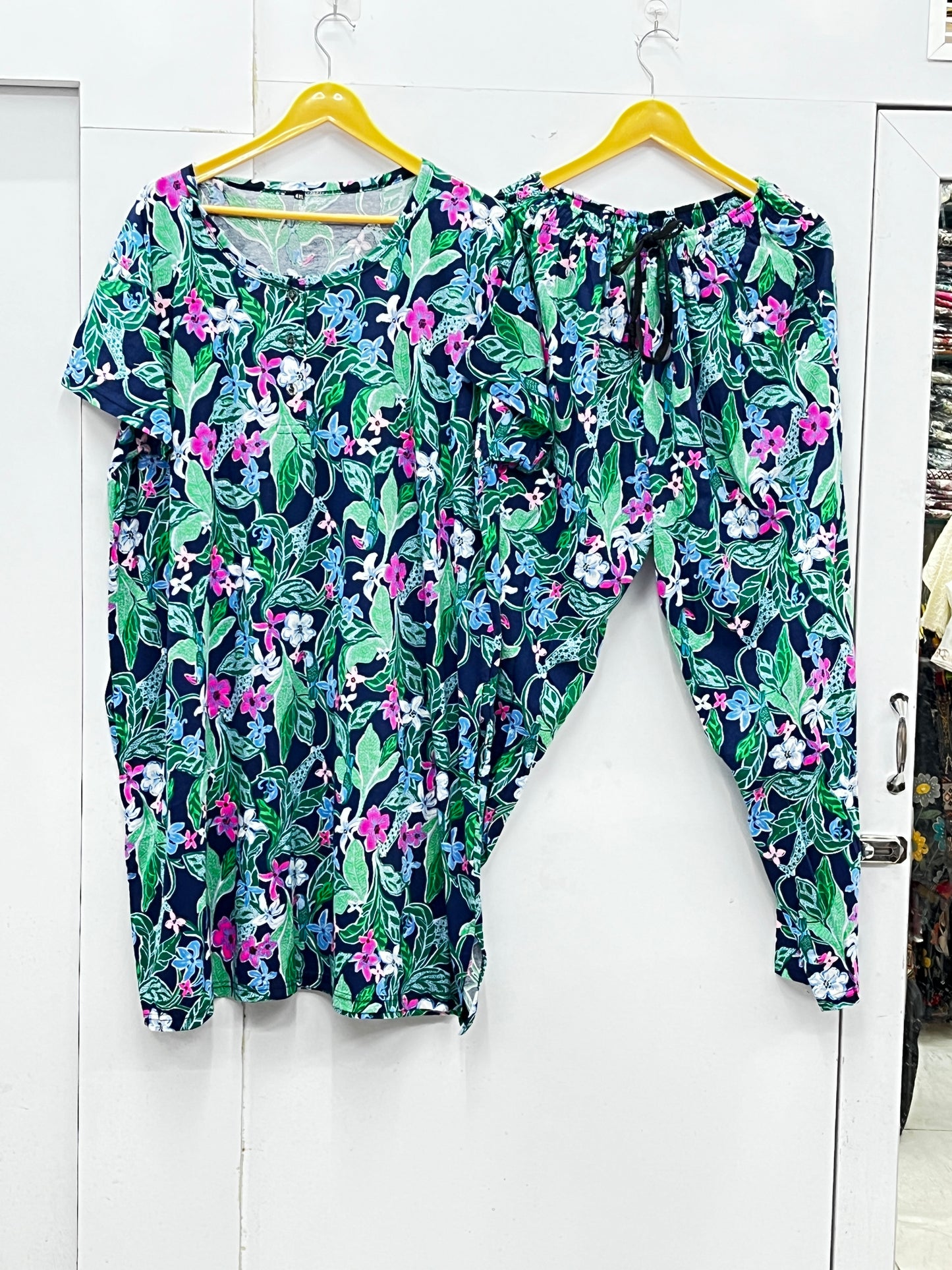 Heritage comfrot matching kurti set