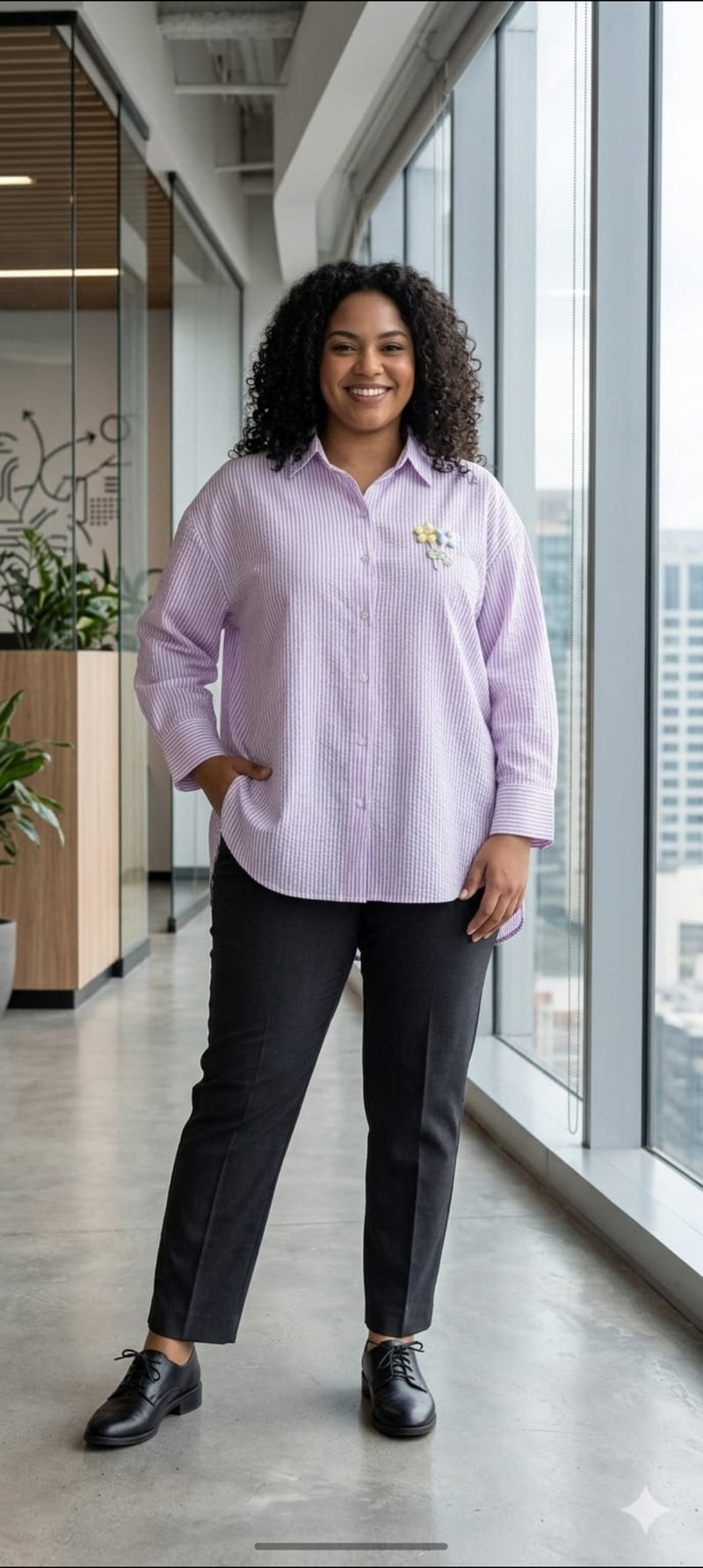 Strip Shirt Top (8xl)