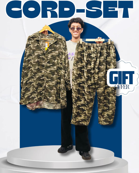 CAMOUFLAGE CORDSET