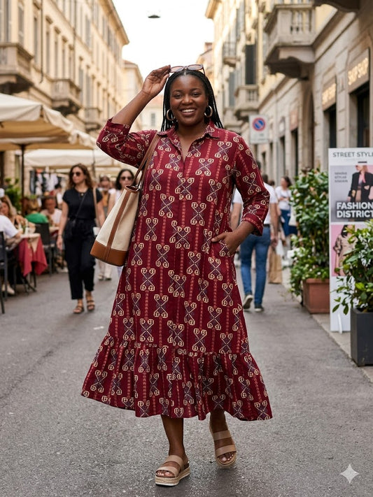 PRINTED DRESS