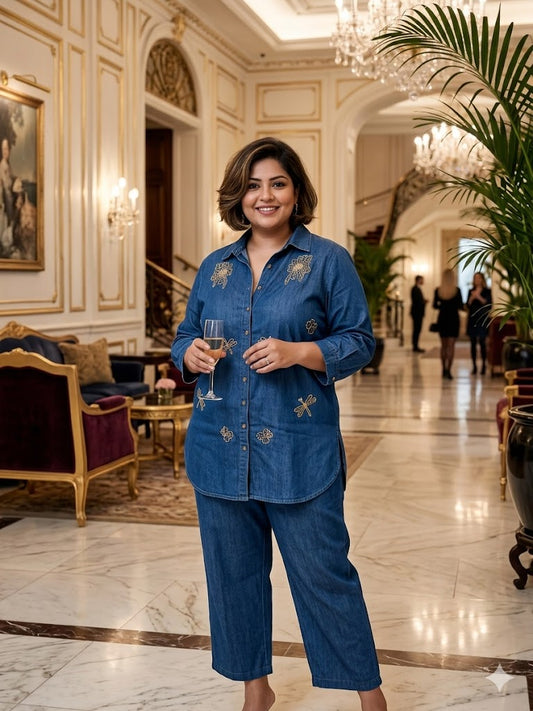 DENIM CORDSET